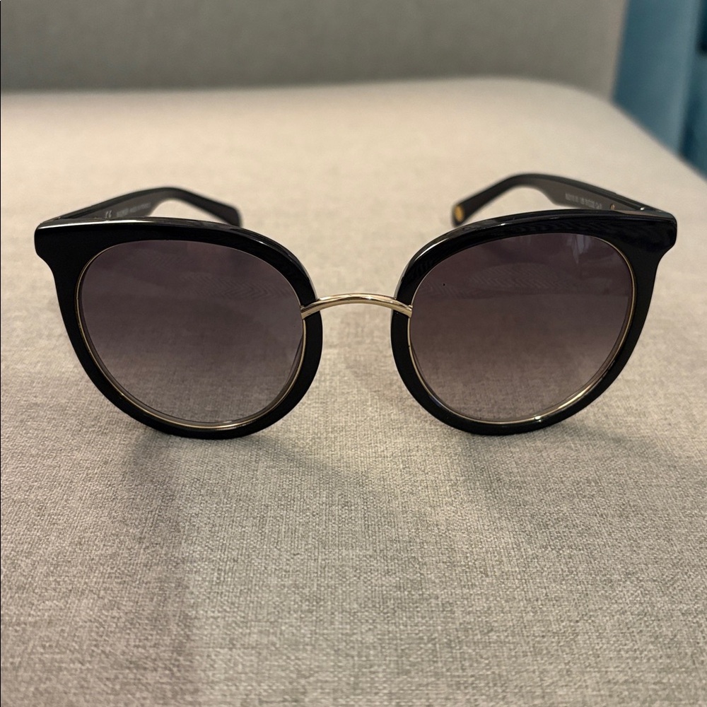 Balmain Black and Gold Sunglasses